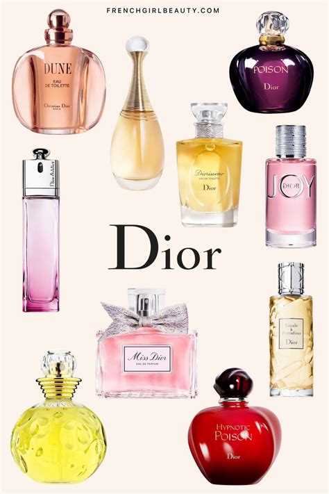 christian dior oerfume|christian dior perfumes list.